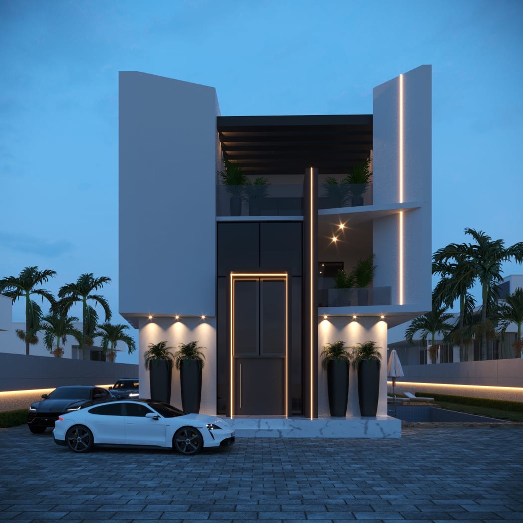 Smart Brand New 5-bedroom Duplex with Swimming Pool and Elevator