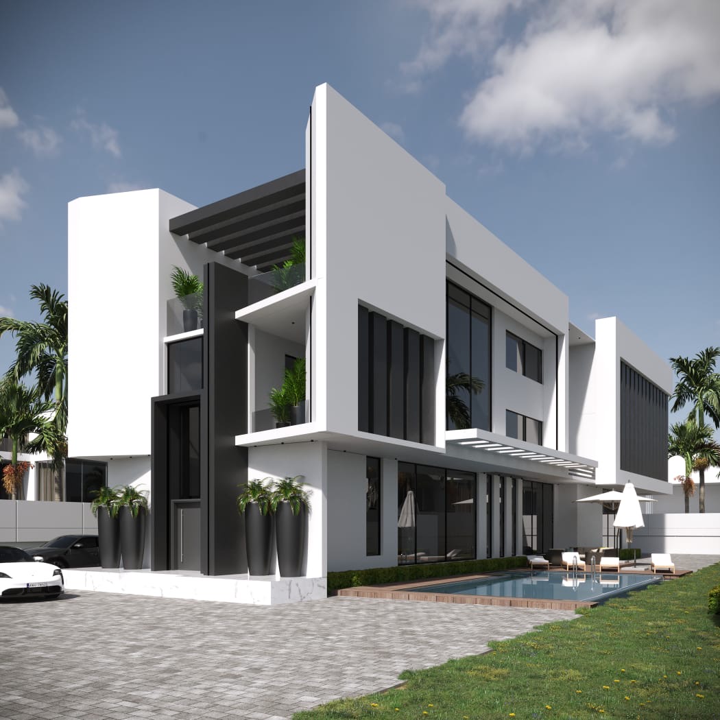 Smart Brand New 5-bedroom Duplex with Swimming Pool and Elevator